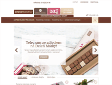 Tablet Screenshot of czekoladowytelegram.pl